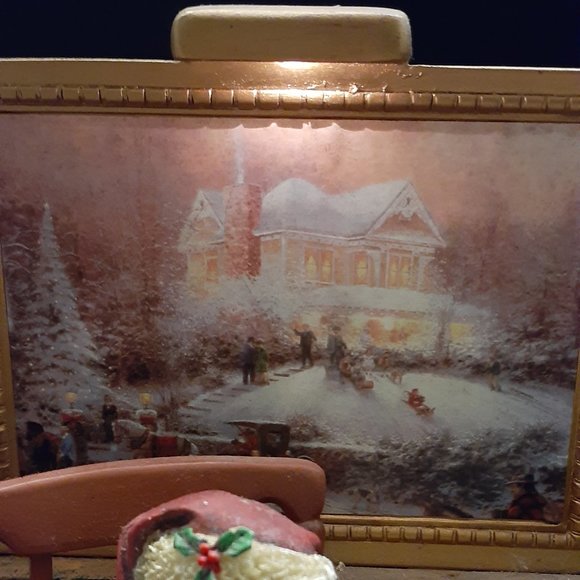 Thomas Kinkade The Joy of Christmas Santa - Picture 8 of 9